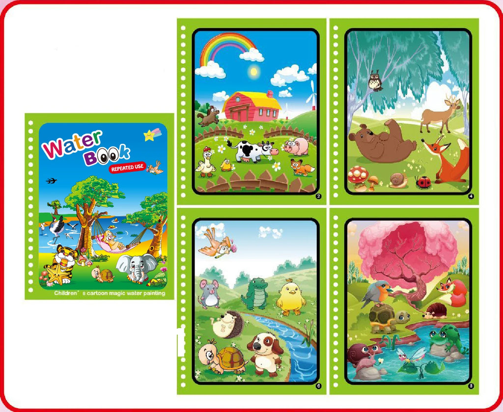 NEW Kids Magic Water Drawing Books Coloring Books Painting Toys for Kids Birthday Christmas New Year Gift for Boys and Girls