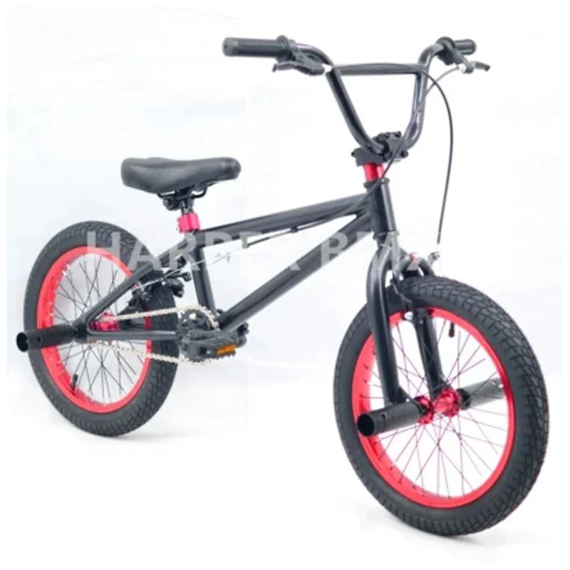 For BMX Bike for Boys and Girls, Children's Fancy Show Street Bike, Stunt Bike, 6-8 Years Old Pedal Bike, 16/18 Inch