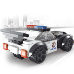 NEW DIY MOC City Plane SWAT Super Police CAR Dual-Rotor Helicopter Famous Building Blocks Bricks Kits Classic Model