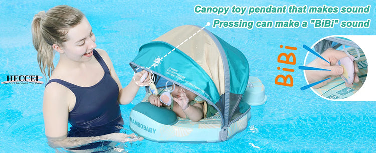 MamboBaby Pool Float Swimming Float Swim Trainer Solid Infant Swim Toy 3-24 Months