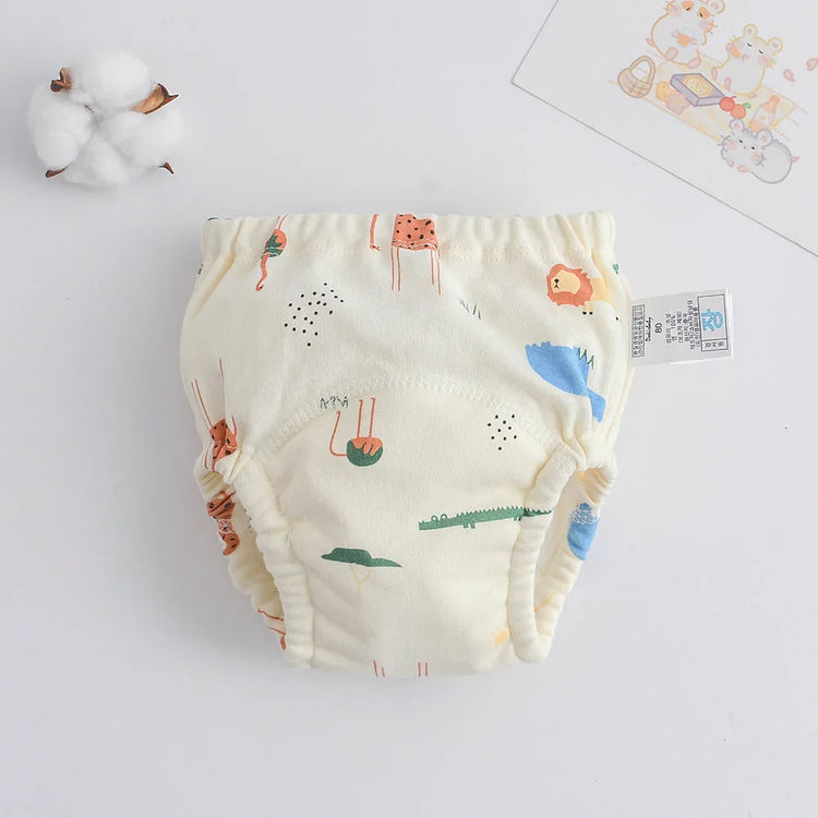 Cotton Baby Training Pants for Kids Diaper Waterproof Underwear Infant Panties Washable Boys Girl Cloth Diapers Reusable Nappies