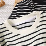 Summer Baby Boy Girls Clothes Set Children Stripe Tshirts and Shorts 2 Pieces Suit Kid Top Bottom Outfits Casual Tracksuits