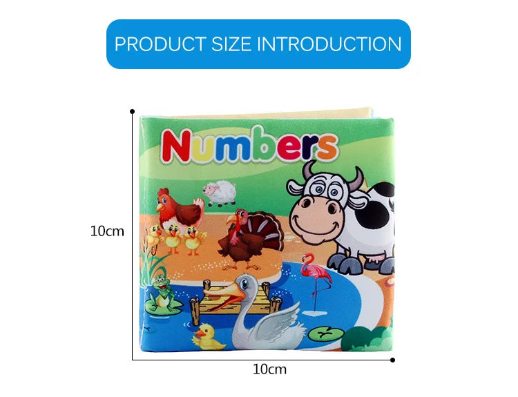 0-24 Monthes Soft Baby Cloth Books Fruits Vegetable Animals Cognitive Puzzle Infant Kids Early Learning Educational Fabric Toys