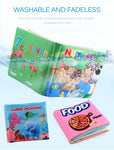 0-24 Monthes Soft Baby Cloth Books Fruits Vegetable Animals Cognitive Puzzle Infant Kids Early Learning Educational Fabric Toys