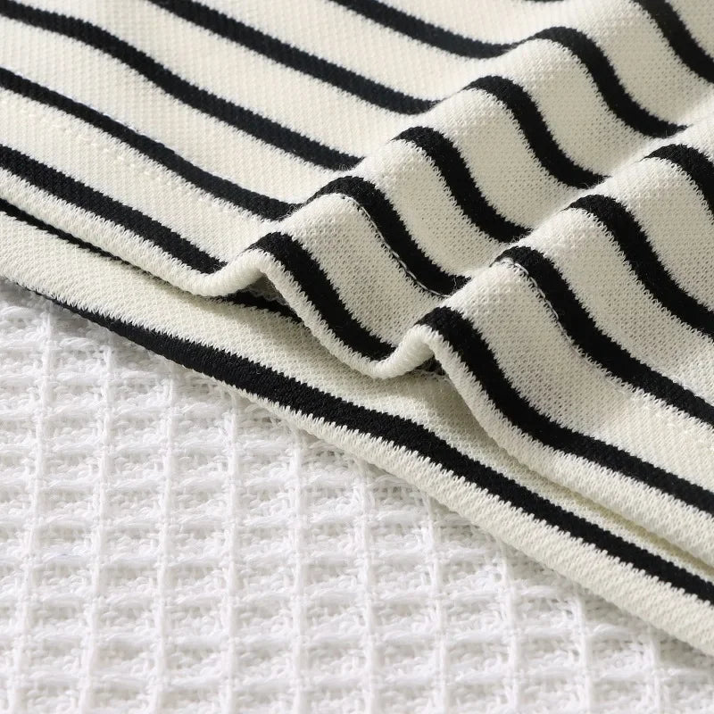 Summer Baby Boy Girls Clothes Set Children Stripe Tshirts and Shorts 2 Pieces Suit Kid Top Bottom Outfits Casual Tracksuits