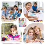 Journal Kit 98X/set Creative Diary Journal Kit Scrapbooking Toy Journaling Art Crafts For Kid Girl Boy Aged 8