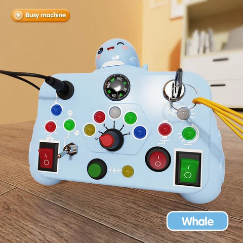 Montessori Busy Board – Sensory Toy for Toddlers