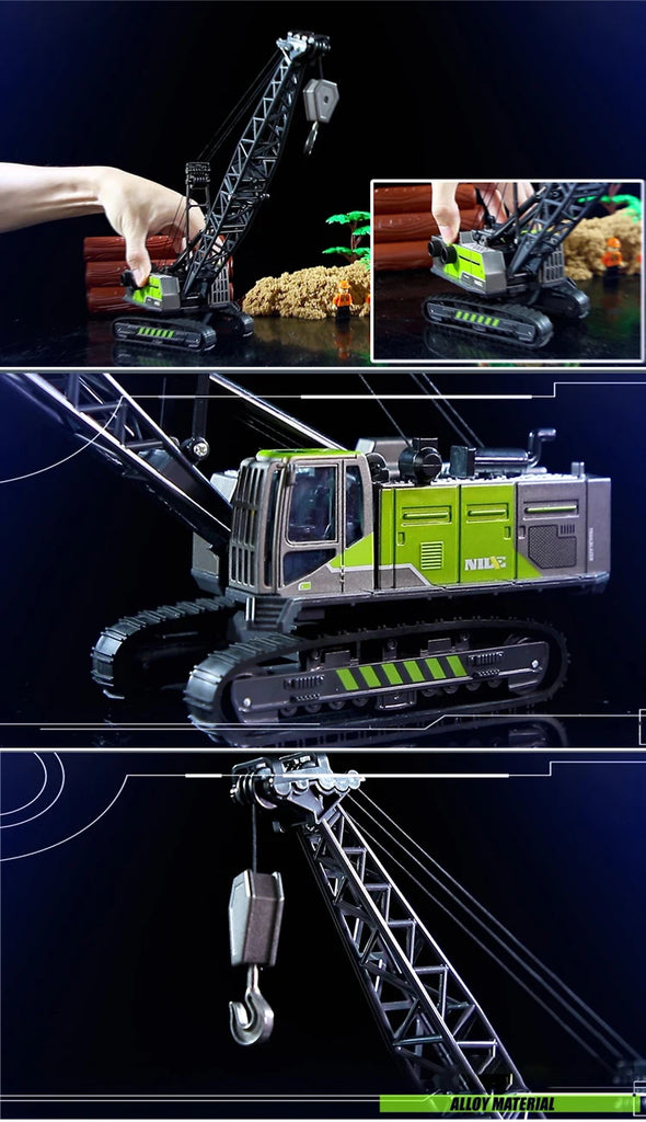 1/50 Model Car Bulldozer Truck Excavator Crane Forklift Construction Engineering Vehicle Toys for Boys Children Educational Toys