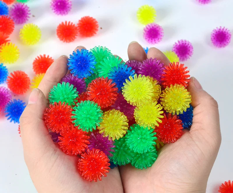 10/20pcs Pet Cat Cute and Funny Cat Toy Bouncy Ball Toy Ball Creative Colorful Interactive Cat Soft Tip Chew Toy Cat Accessories