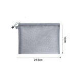 3pcs Toy storage bag 1pc building block puzzle sub-package bag children small particle zipper transparent finishing storage box