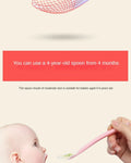 10 Pcs Baby Feeding Spoon Soft Silicone Spoons Training Spoon for Child kids Infants Temperature Sensing Feeding Feeder Flatware