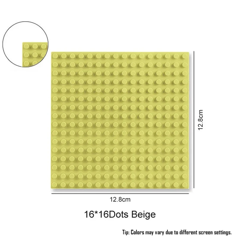 16*32 Dots Classic Base Plates Blocks DIY Small Size City Road Bricks Baseplates Construction Building Toys For Kids Toy Gifts