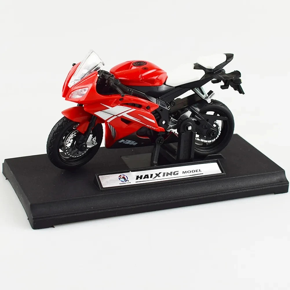 1:18 Home Children Plastic Car Decor Off-road Vehicle Collection Office Model Toy Diecast Motorcycle Simulation Portable
