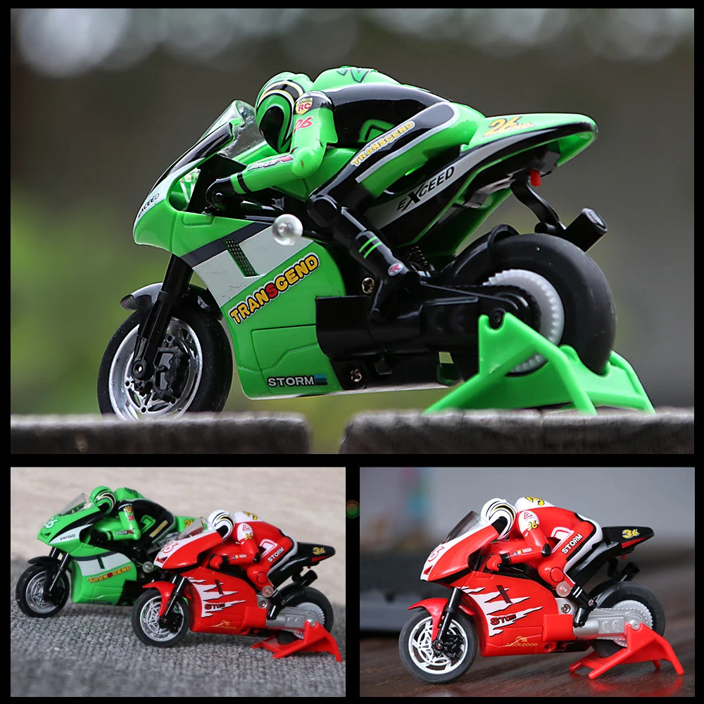 Mini RCMotorcycle small toys Kids Motorcycle Electric Remote Control Car mini motorcycle Recharge 2.4Ghz Racing Motorbike Toys