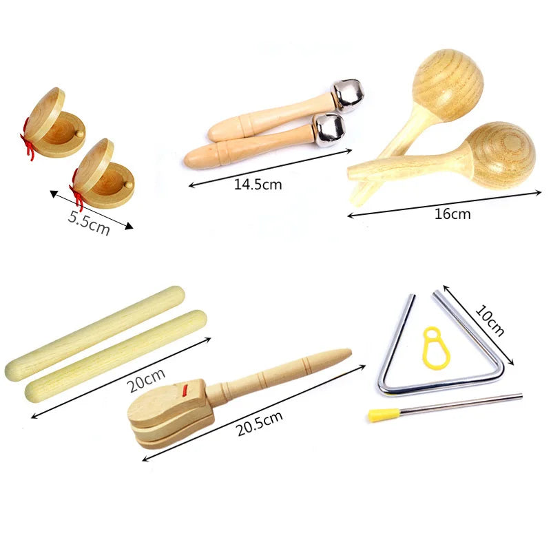 Musical Instruments For Baby 1 2 3 Years Montessori Baby Wooden Toys Child Game Interactive Music Toys Educational Toys For Baby