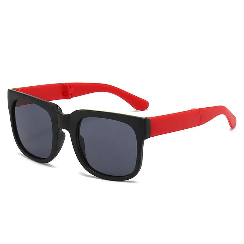 Children's glasses, foldable sunglasses, little girls' UV protection cartoon sunglasses, boys' and girls' babies' fashionable
