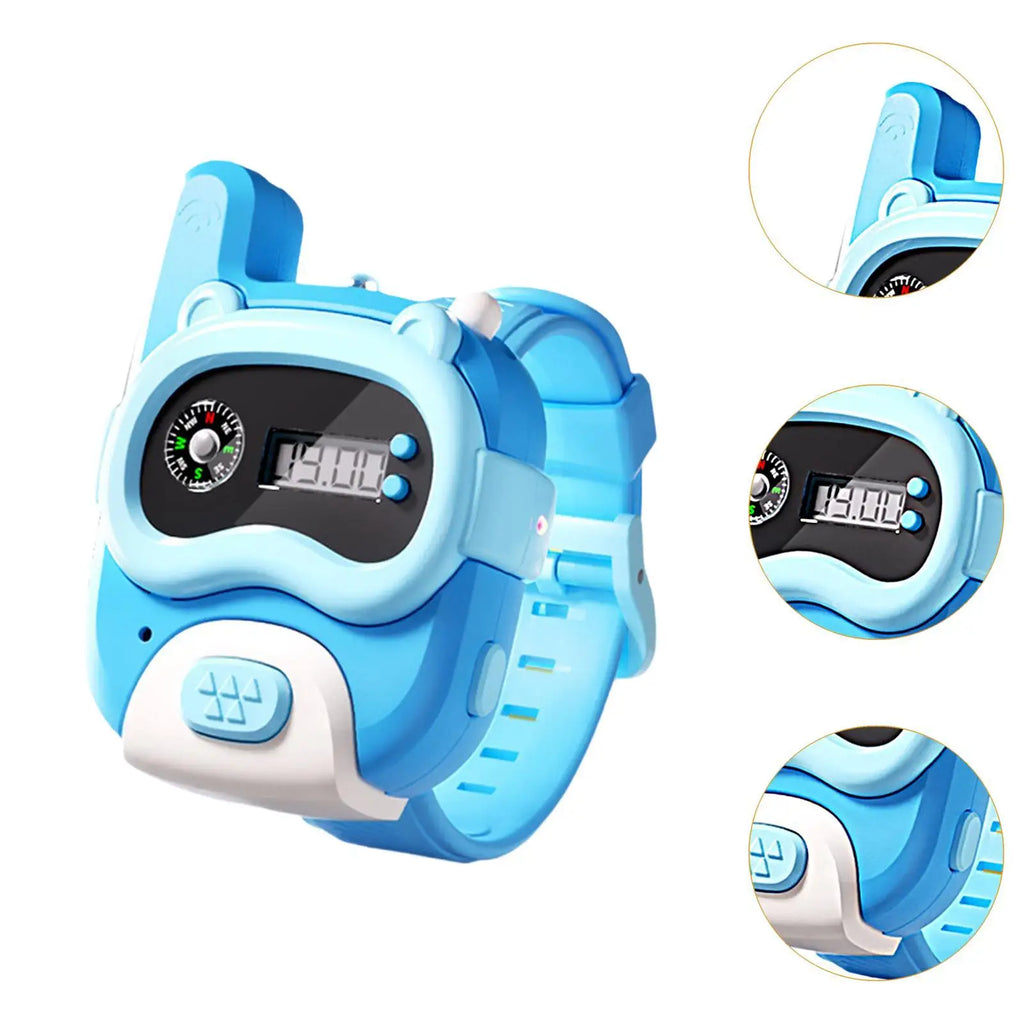 Walkie Talkie Watch Cute Detachable Toy Walkie Talkies for 4-6 Years Old Girls and Boys Outside Adventures Hiking Accessories
