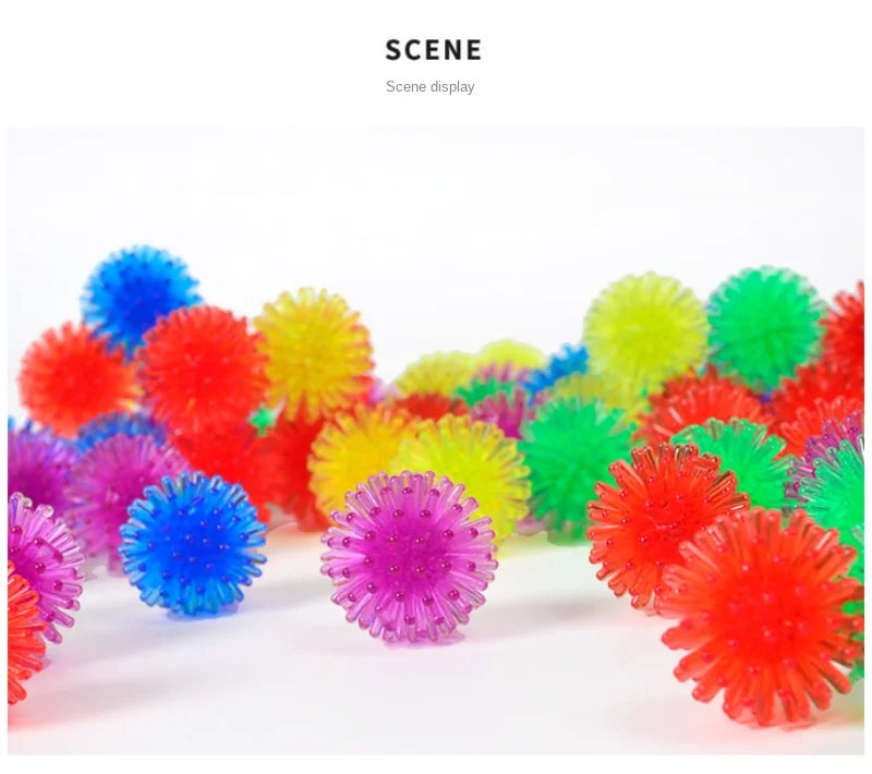 10/20pcs Pet Cat Cute and Funny Cat Toy Bouncy Ball Toy Ball Creative Colorful Interactive Cat Soft Tip Chew Toy Cat Accessories