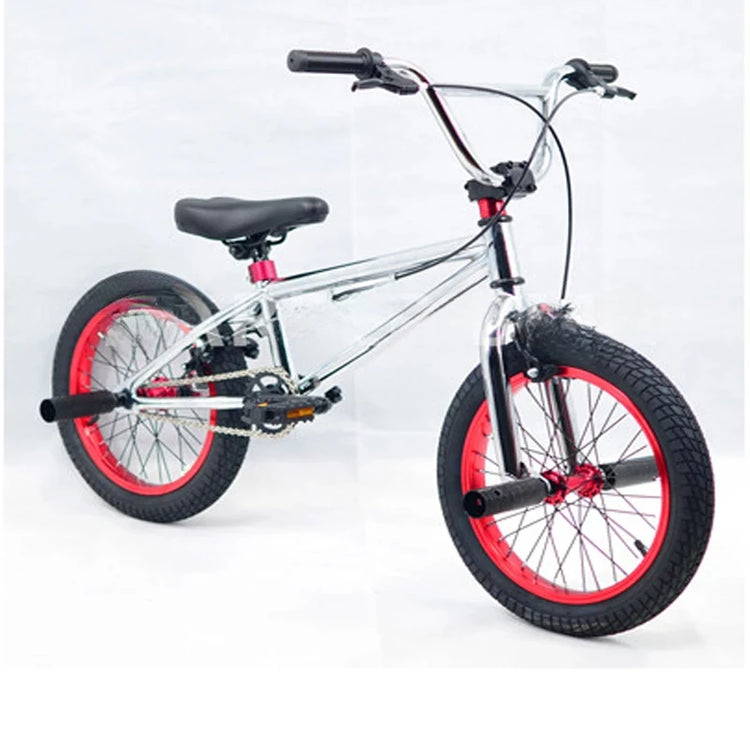 For BMX Bike for Boys and Girls, Children's Fancy Show Street Bike, Stunt Bike, 6-8 Years Old Pedal Bike, 16/18 Inch