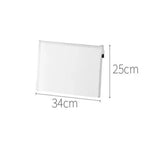 3pcs Toy storage bag 1pc building block puzzle sub-package bag children small particle zipper transparent finishing storage box