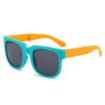 Children's glasses, foldable sunglasses, little girls' UV protection cartoon sunglasses, boys' and girls' babies' fashionable