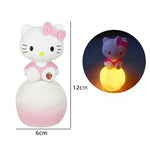 Sanrio Hello Kitty Night Light Luminous Children's Toy Bedside Lamp Anime Cartoon Kuromi Cinnamoroll Cute Children's Gift Gift