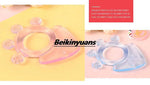 Baby Teeth Grinder Baby Soft Teeth Gum Pure Silicone Bite Gum Toys for 3-24 months