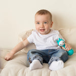 Baby rattle musical light-up toys, newborn toys,0-24 months,1 year old baby gift, 4 music modes and color recognition function