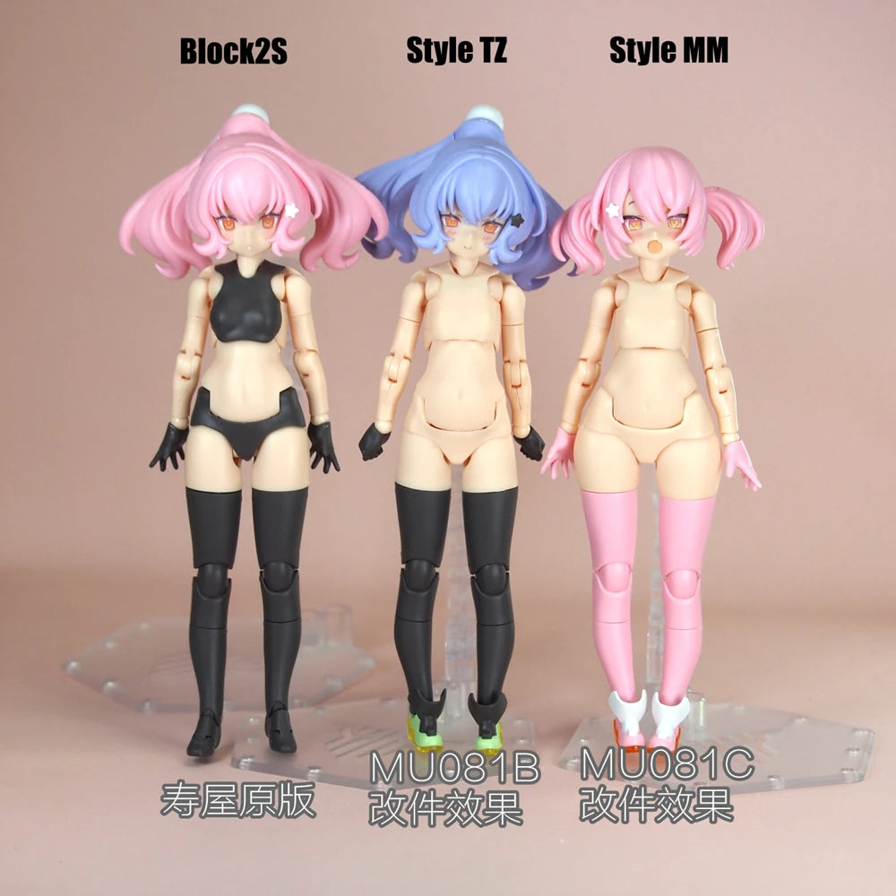 SH Studio upgrade parts of body parts for 1/12 scale PUNI MOFU mobile suit girl kids toys
