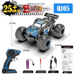 JJRC Q105 1:18 Remote Control Car 25KM/h With Led Lights 2.4G Inductor RC Off-Road Cars High Speed Brushless Motor Children Toys