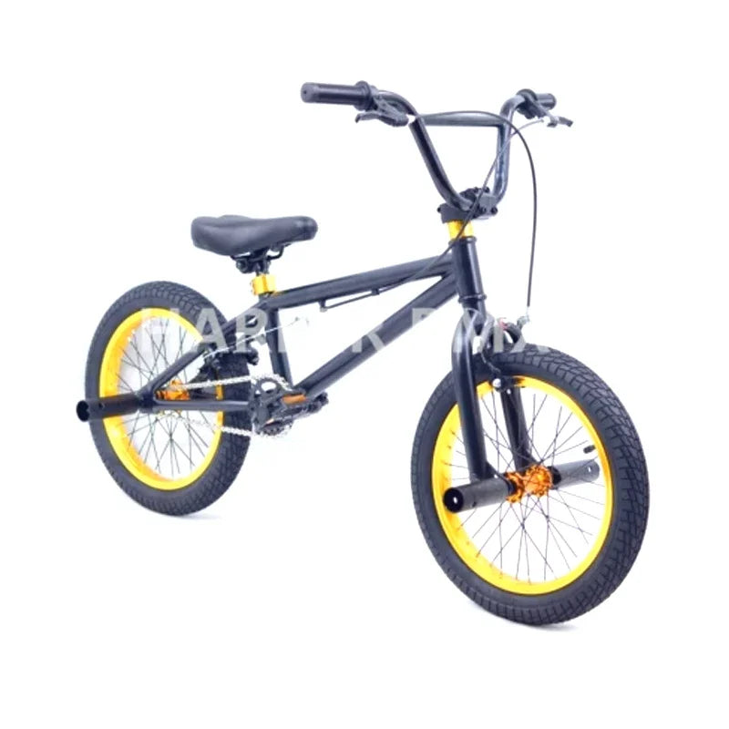 For BMX Bike for Boys and Girls, Children's Fancy Show Street Bike, Stunt Bike, 6-8 Years Old Pedal Bike, 16/18 Inch