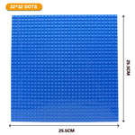 Classic Baseplate 32*32 16X32 16X16 Dots Building Blocks Bricks Base Plates DIY Plastic Board Building Blocks Construction Toys