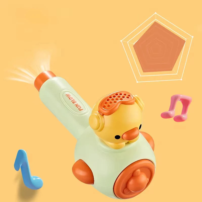 Montessori Toys for Kids Blowing Pipe Floating Ball Balloon Whistle Toys 2-4 Year Children Oral Muscle Training Educational Toys