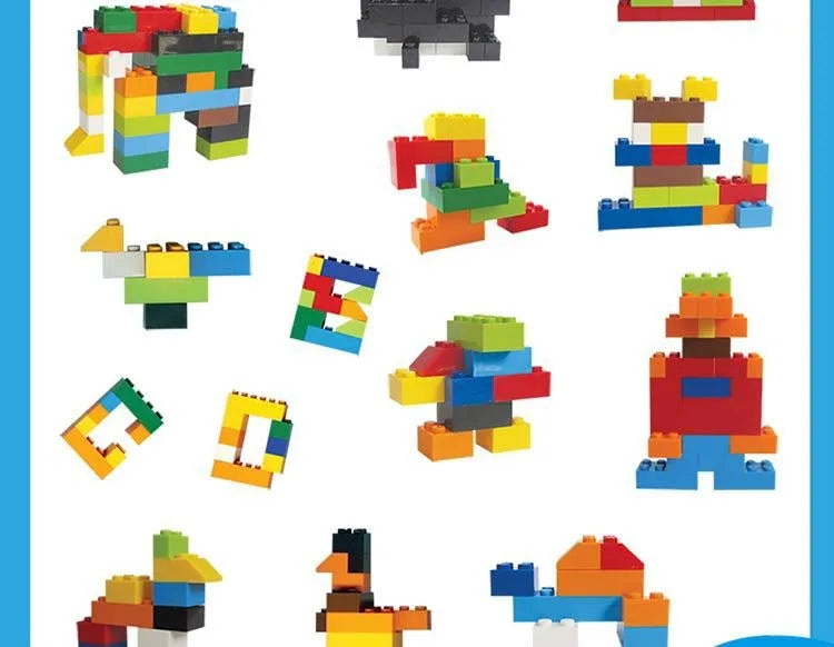DIY creative building blocks big set City classic building blocks assemble boys and girls birthday gift children's educational t