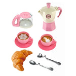 Pretend Play Simulation Coffee Set Tableware Play House/Outdoor Kitchen DIY Afternoon Tea Game Toy For Children Kids Gift