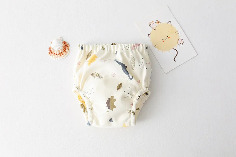 Cotton Baby Training Pants for Kids Diaper Waterproof Underwear Infant Panties Washable Boys Girl Cloth Diapers Reusable Nappies
