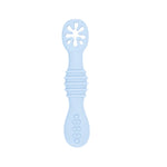 2PCS Cute Baby Learning Spoons Utensils Set Food Grade Silicone Sticky Spoon Children Cutlery Training Spoon Feeding Tableware