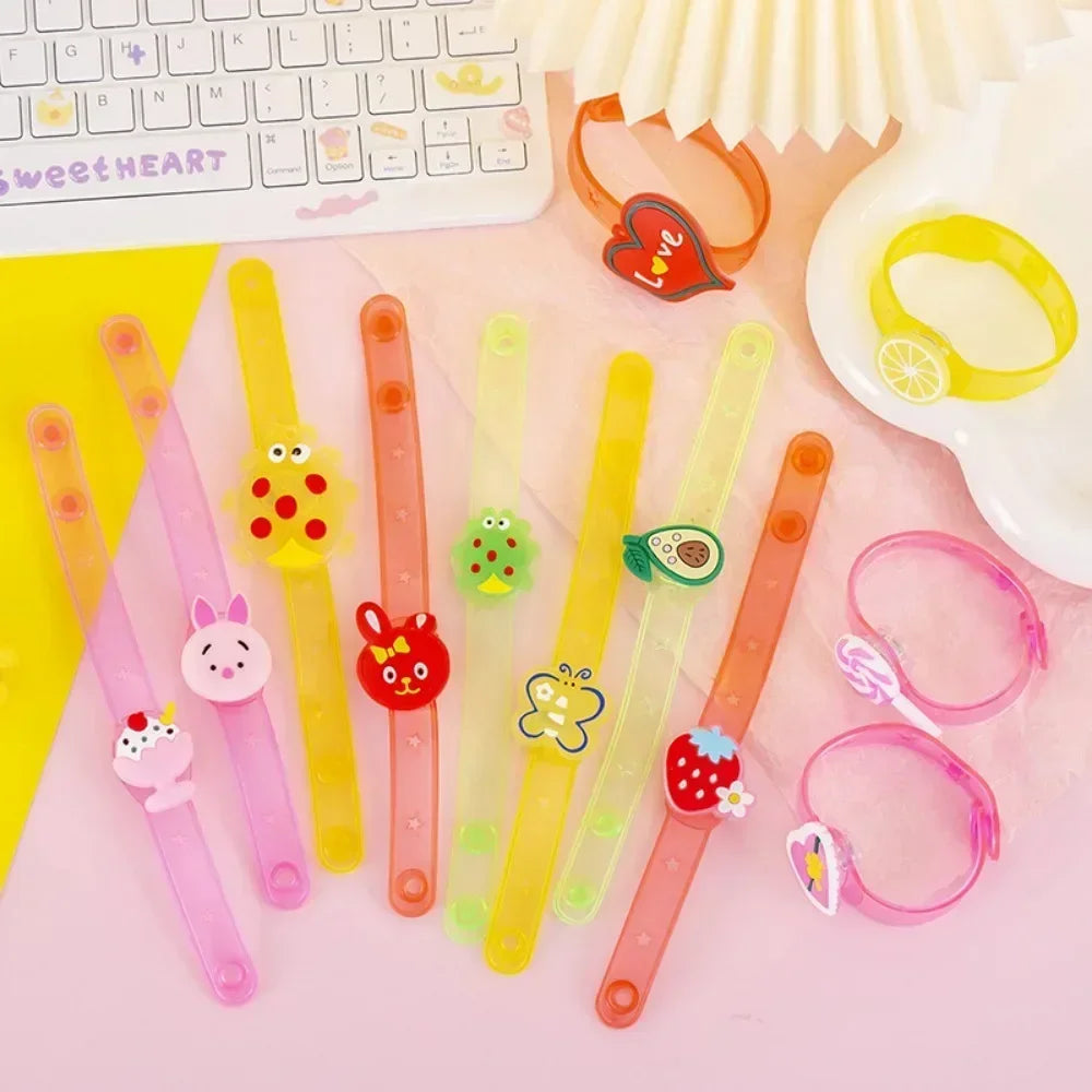 Halloween Decoration Cartoon Sparkling Bracelet Sparkling Small Toys Children's Halloween Party Shining Props in The Dark