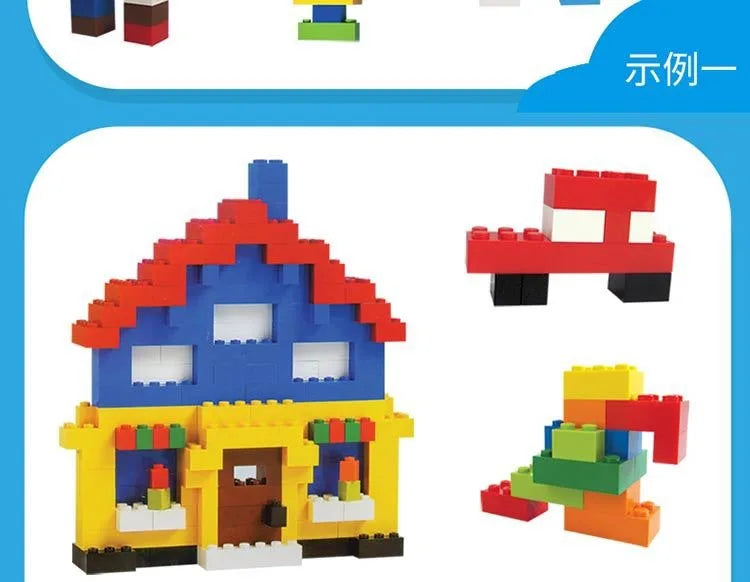 DIY creative building blocks big set City classic building blocks assemble boys and girls birthday gift children's educational t