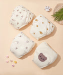 6 Layer Waterproof Reusable Cotton Baby Training Pants Infant Shorts Underwear Cloth Baby Diaper Nappies Panties Nappy Changing