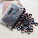 100 Pieces/pack Children's Hair Rings Baby Free Rubber Bands High Elasticity Basic Tie Girl Headband Accessories Super Soft