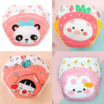 4PCS Baby Waterproof Diapers Pee Shorts Underwears Reusable Soft Ecological Cotton Toddler Potty Training Pants For Boys Girls