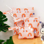 Elinfant 3PCS Travel Wash Cosmetic Bag Waterproof Diaper Bag Portable Storage Bag
