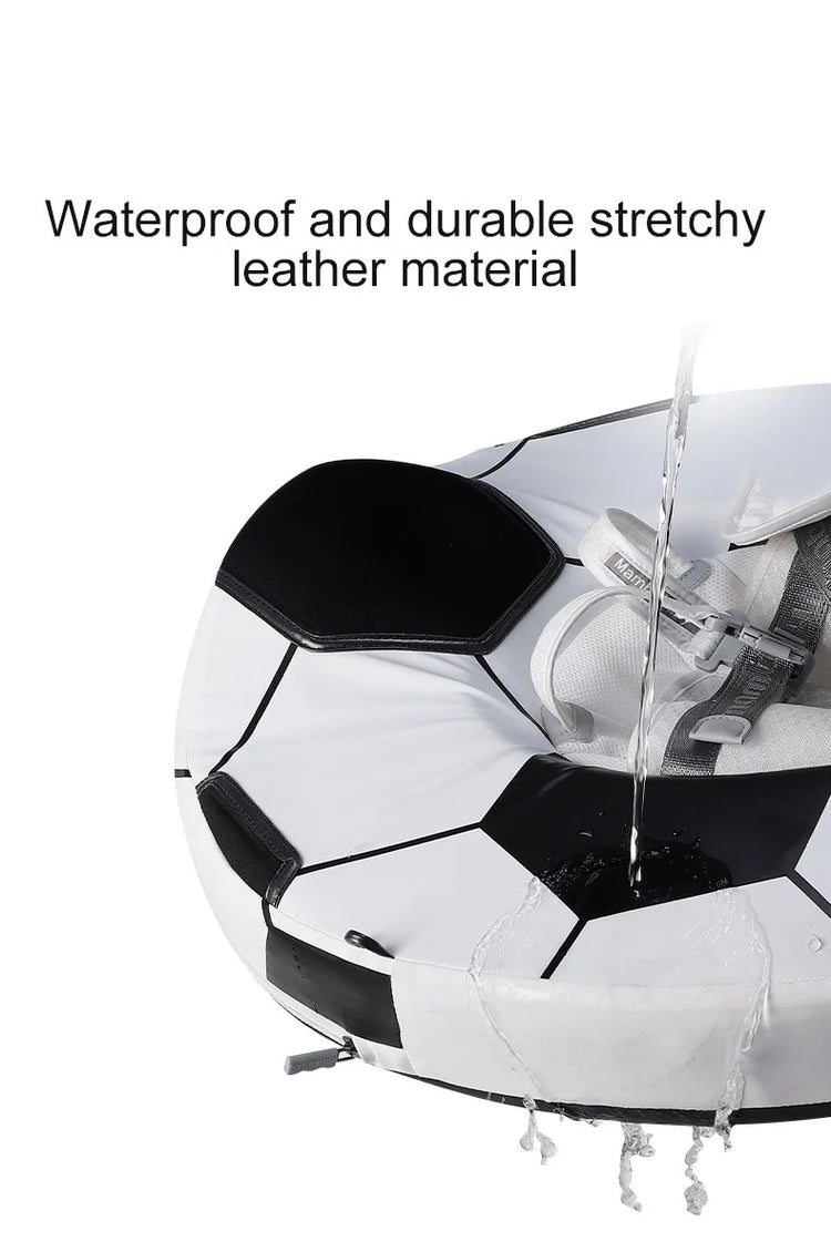 Non-Inflatable Floats Toys Newest Baby Float with Sun Canopy Safety Swim Tranier Solid Toddler Pool float for Age 3-24 Months
