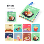 0-24 Monthes Soft Baby Cloth Books Fruits Vegetable Animals Cognitive Puzzle Infant Kids Early Learning Educational Fabric Toys