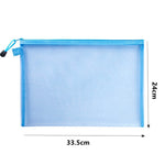 3pcs Toy storage bag 1pc building block puzzle sub-package bag children small particle zipper transparent finishing storage box