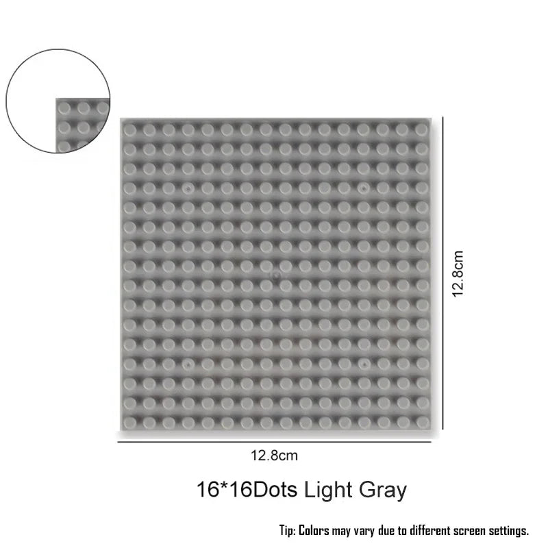 16*32 Dots Classic Base Plates Blocks DIY Small Size City Road Bricks Baseplates Construction Building Toys For Kids Toy Gifts