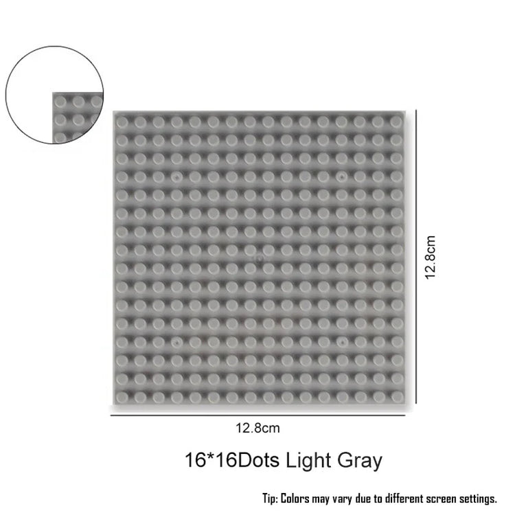 16*32 Dots Classic Base Plates Blocks DIY Small Size City Road Bricks Baseplates Construction Building Toys For Kids Toy Gifts