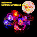 Halloween Decoration Cartoon Sparkling Bracelet Sparkling Small Toys Children's Halloween Party Shining Props in The Dark