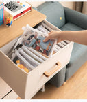 3pcs Toy storage bag 1pc building block puzzle sub-package bag children small particle zipper transparent finishing storage box